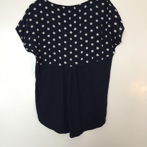 Anthropologie Porridge Polka Dot Short Sleeve Tee - Picture 6 of 8